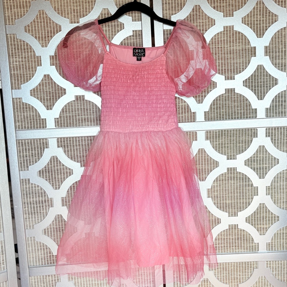 Pink Kids Formal Dress